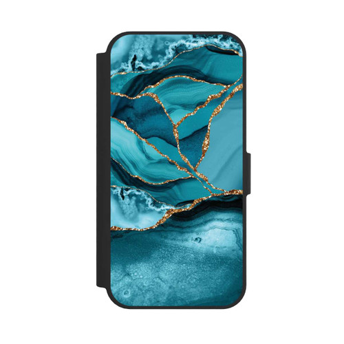 Apple iPhone 17e NIVOflip Marbre Bleu Glacier