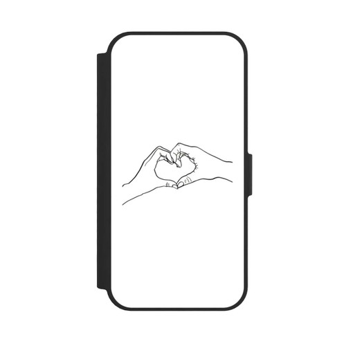 Apple iPhone 17e NIVOflip Love Hands Line Art