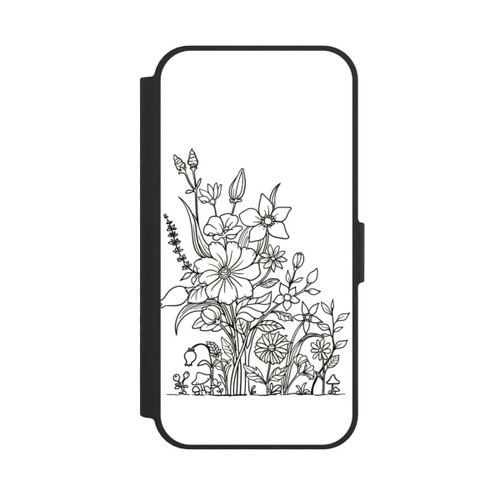 Apple iPhone 17e NIVOflip Flowers Line Art