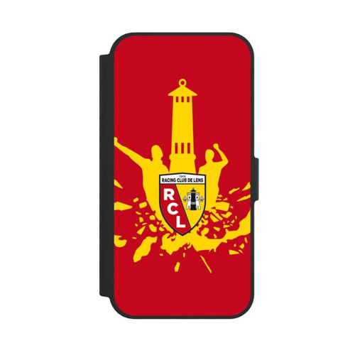 Apple iPhone 17e NIVOflip Tour RCL jaune sur rouge