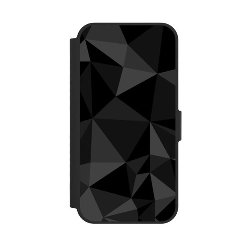 Apple iPhone 17e NIVOflip Polygon Pattern Black