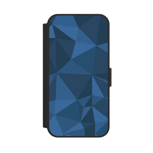 Apple iPhone 17e NIVOflip Polygon Pattern Blue