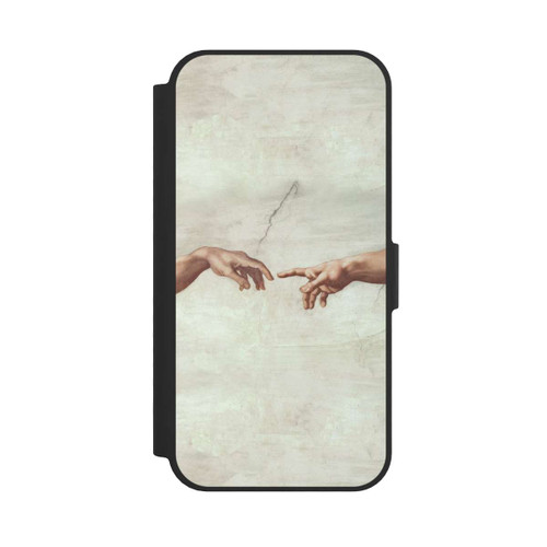 Apple iPhone 17e NIVOflip Die Hände von Gott und Adam von Michelangelo Buonarroti