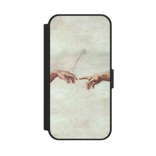 Apple iPhone 17e NIVOflip Hands of God and Adam by Michelangelo Buonarroti