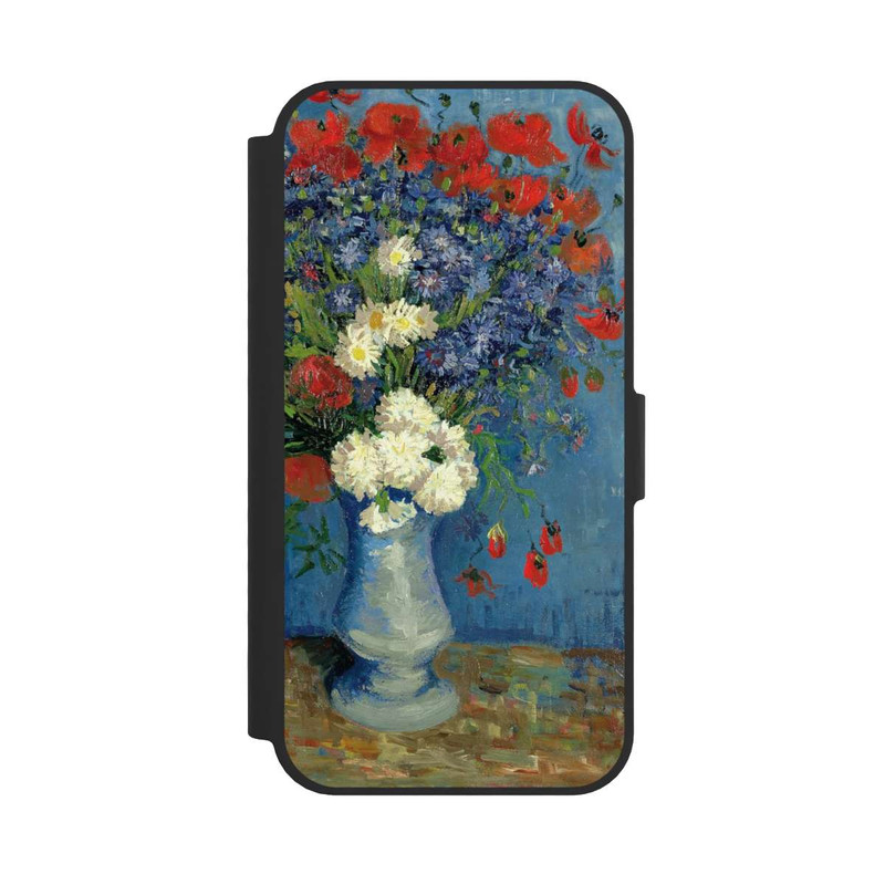 17 e NIVOflip Still Life Vase with Cornflowers and Poppies by Vincent Van Gogh