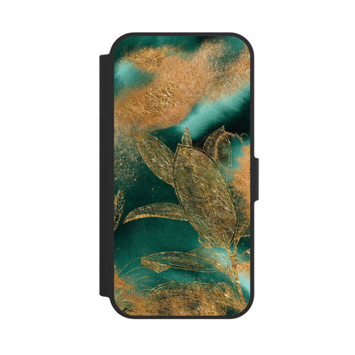 Apple iPhone 17e NIVOflip Gold und Grün Natur