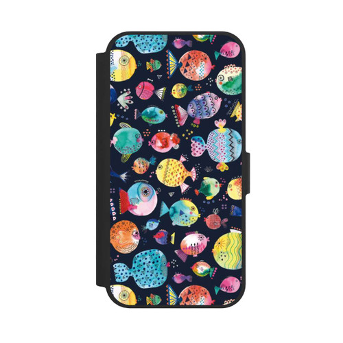 Apple iPhone 17e NIVOflip Beach Puffer Fishes Kids Navy