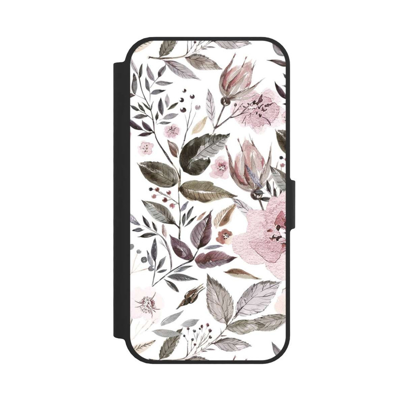 17 e NIVOflip Aquarelle Fleurs Roses Brunes