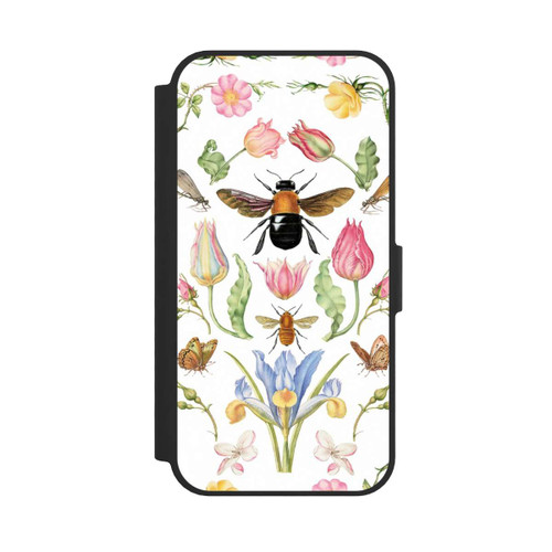Apple iPhone 17e NIVOflip Wildblumen mit Biene weiß