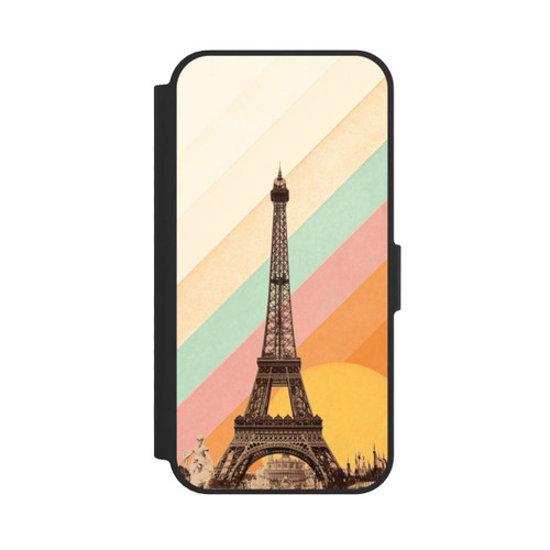 Apple iPhone 17e NIVOflip Eiffel Tower Rainbow