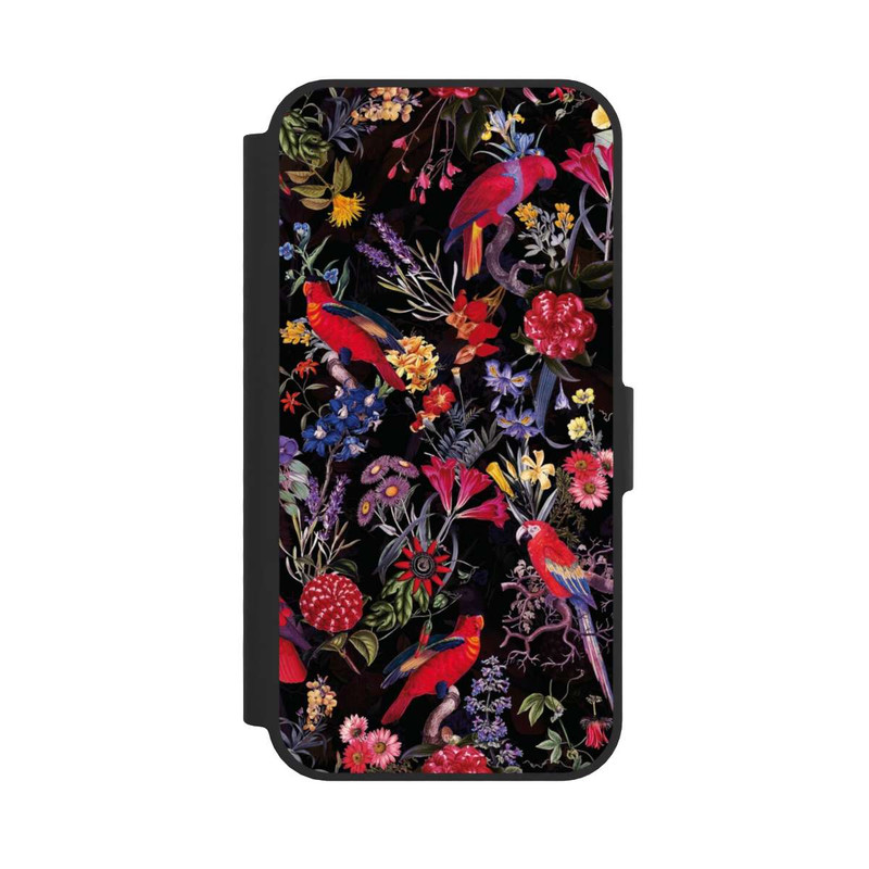 17 e NIVOflip Dark Flowers and Parrots
