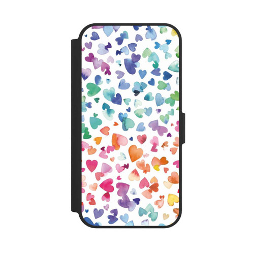 Apple iPhone 17e NIVOflip Watercolor Love Hearts