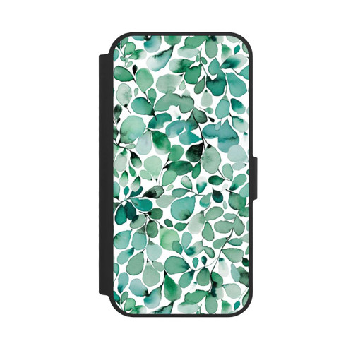 Apple iPhone 17e NIVOflip Watercolor Pattern Leaffy Leaves