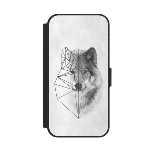 Apple iPhone 17e NIVOflip Polygonaler Wolf