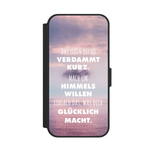 Apple iPhone 17e NIVOflip Das Leben Ist So Verdammt Kurz