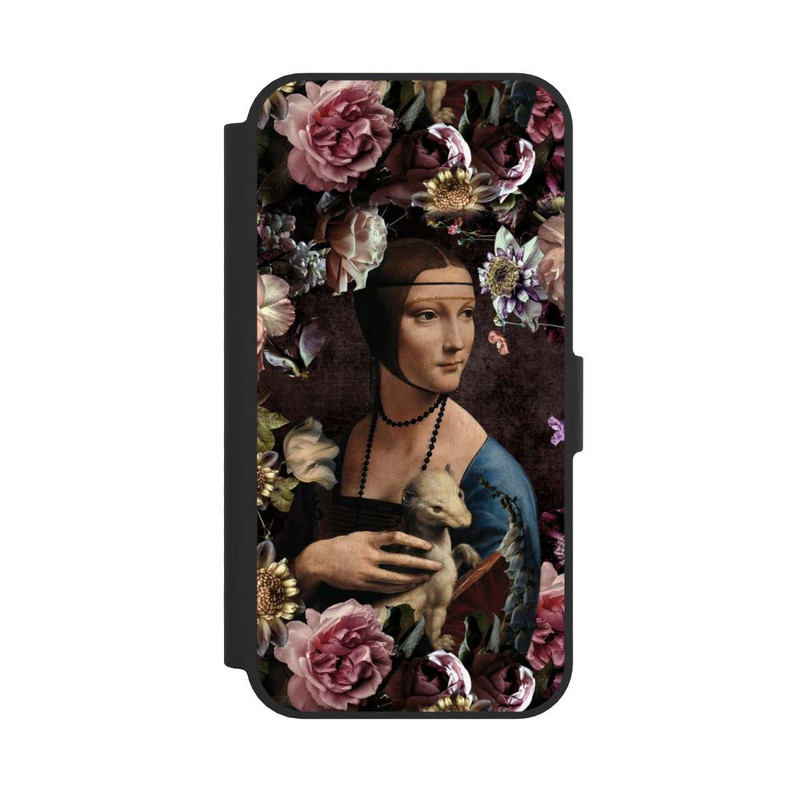 17 e NIVOflip Dame avec hermine aux roses 