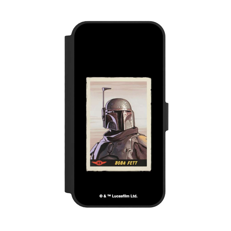 iPhone 17e NIVOflip Boba Fett Badges Black Background