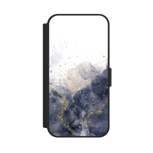 Apple iPhone 17e NIVOflip Alcohol Ink Blue Glamour