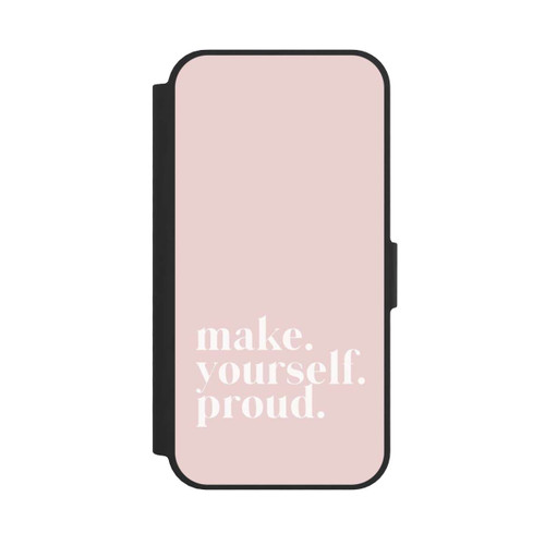 Apple iPhone 17e NIVOflip Make Yourself Proud Zitat - Altrosa