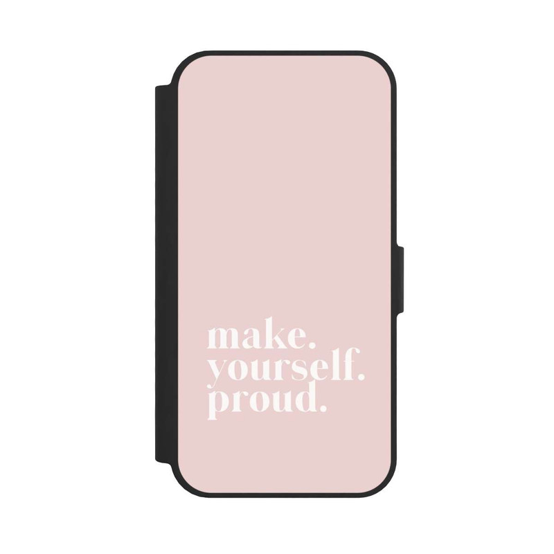 17 e NIVOflip Make Yourself Proud Quote - Old Pink