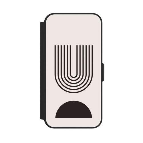 Apple iPhone 17e NIVOflip Modern Art Black Lines