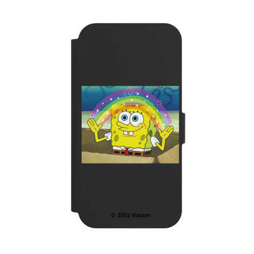 Apple iPhone 17e NIVOflip Spongebob - Rainbow Meme transparent