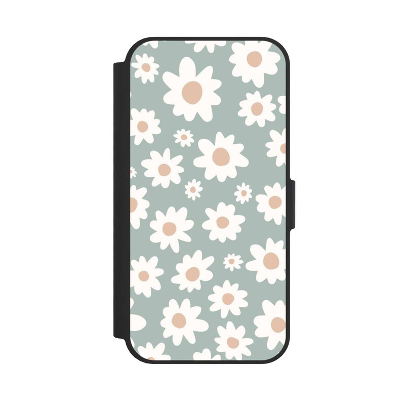 17 e NIVOflip Daisy Flower Seamless Pattern Green