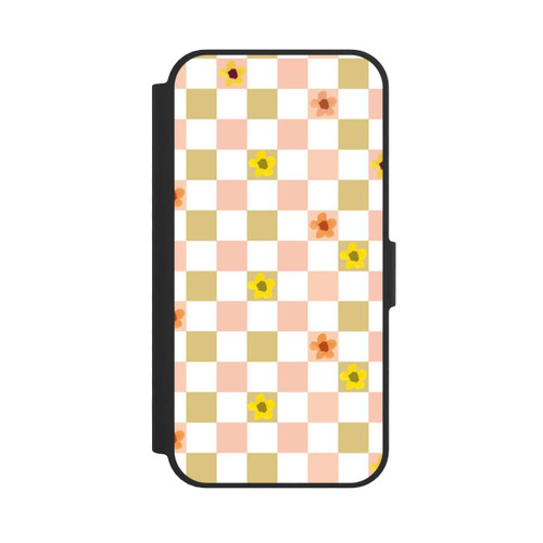 Apple iPhone 17e NIVOflip Checks Nostalgic Pastel Flowers