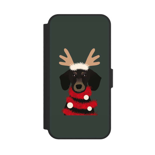 Apple iPhone 17e NIVOflip weihnachtlicher Dackel