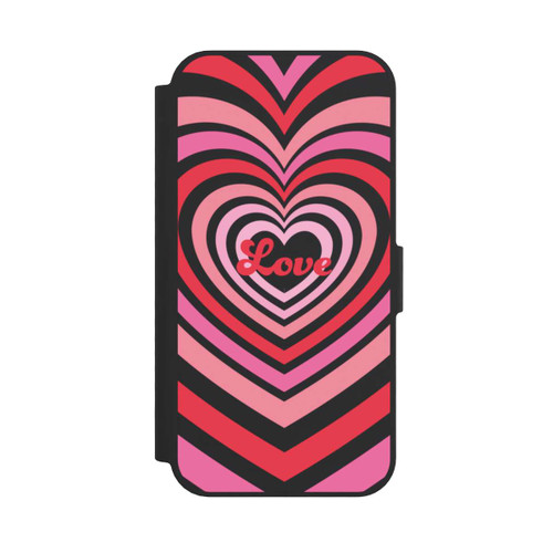 Apple iPhone 17e NIVOflip Amour, nuances rouges