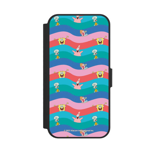 Apple iPhone 17e NIVOflip Spongebob Friends Colorful Waves