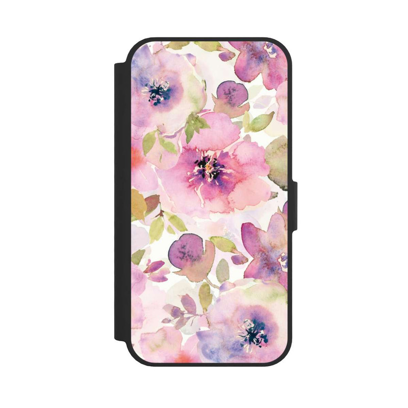 17 e NIVOflip Tapete mit rosa Blumen