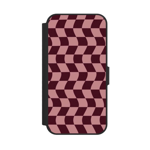 Apple iPhone 17e NIVOflip Damier rouge-rose