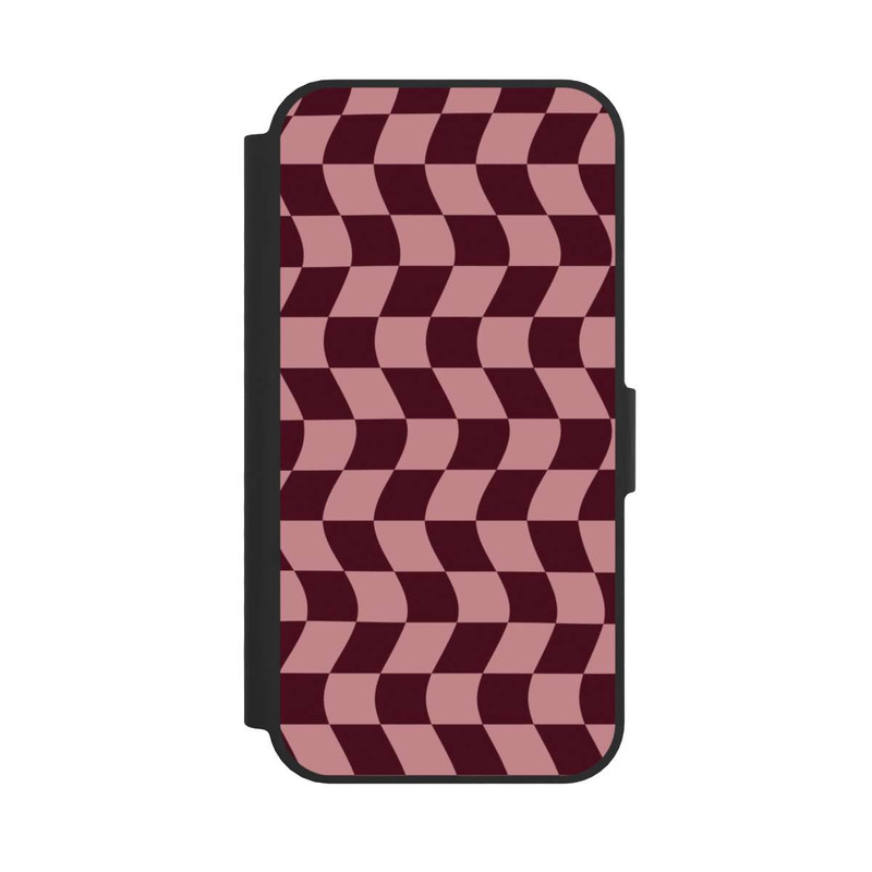 iPhone 17e NIVOflip Schachbrett Rot-Rosa
