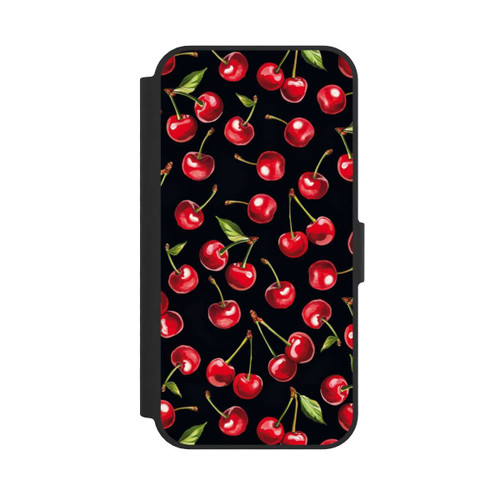 Apple iPhone 17e NIVOflip Kirschmuster Schwarz mit KI