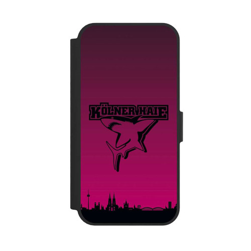 Apple iPhone 17e NIVOflip Kölner Haie Skyline Pink