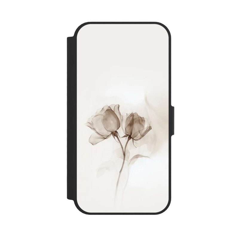 iPhone 17e NIVOflip Braune Rose Blume Nebel