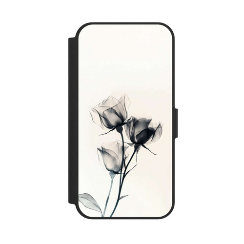Apple iPhone 17e NIVOflip Schwarze Blume