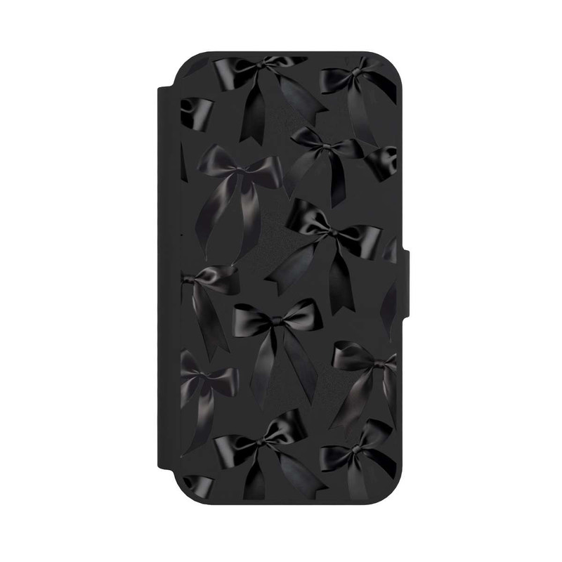 iPhone 17e NIVOflip Noeud en Satin Noir