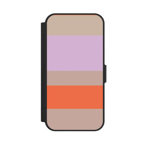 Apple iPhone 17e NIVOflip Moca Lila Orange Stripes