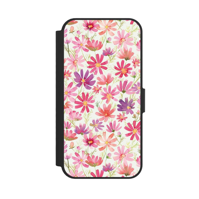 iPhone 17e NIVOflip Boho Cosmos Flowers Purple