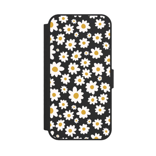 Apple iPhone 17e NIVOflip Daisy Flower Seamless Pattern Transparent