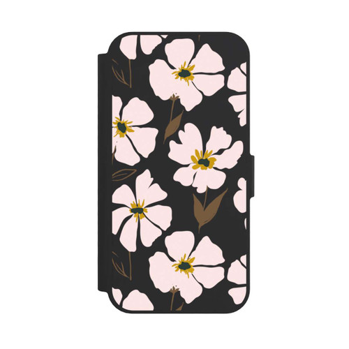 Apple iPhone 17e NIVOflip Simple Pastell Flowers Rose Transparent