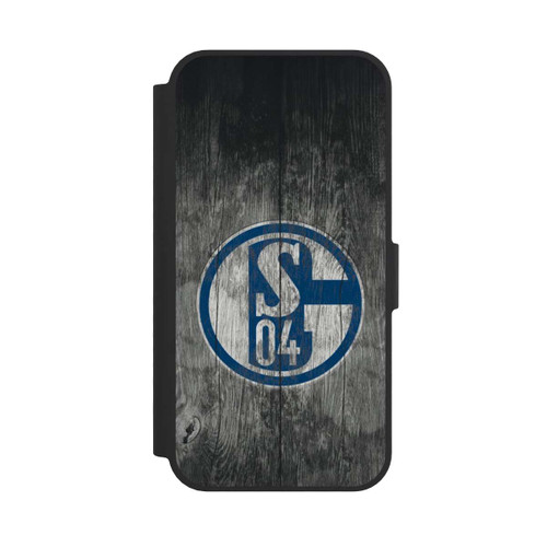 Apple iPhone 17e NIVOflip Schalke 04 Holz Look