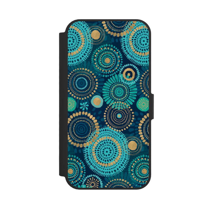 17 e NIVOflip Blockprint India Teal Gold