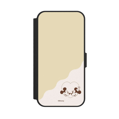 Apple iPhone 17e NIVOflip Mickey and Minnie Love Heart Beige