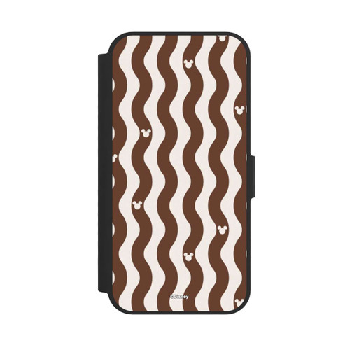 Apple iPhone 17e NIVOflip Micky Maus Muster Braune Wellen