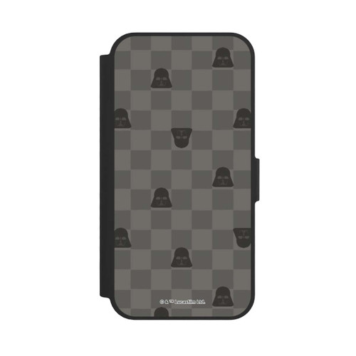 Apple iPhone 17e NIVOflip Darth Vader Schachbrettmuster Schwarz