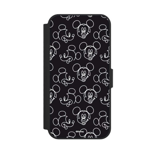Apple iPhone 17e NIVOflip Disney Mickey Muster Schwarz