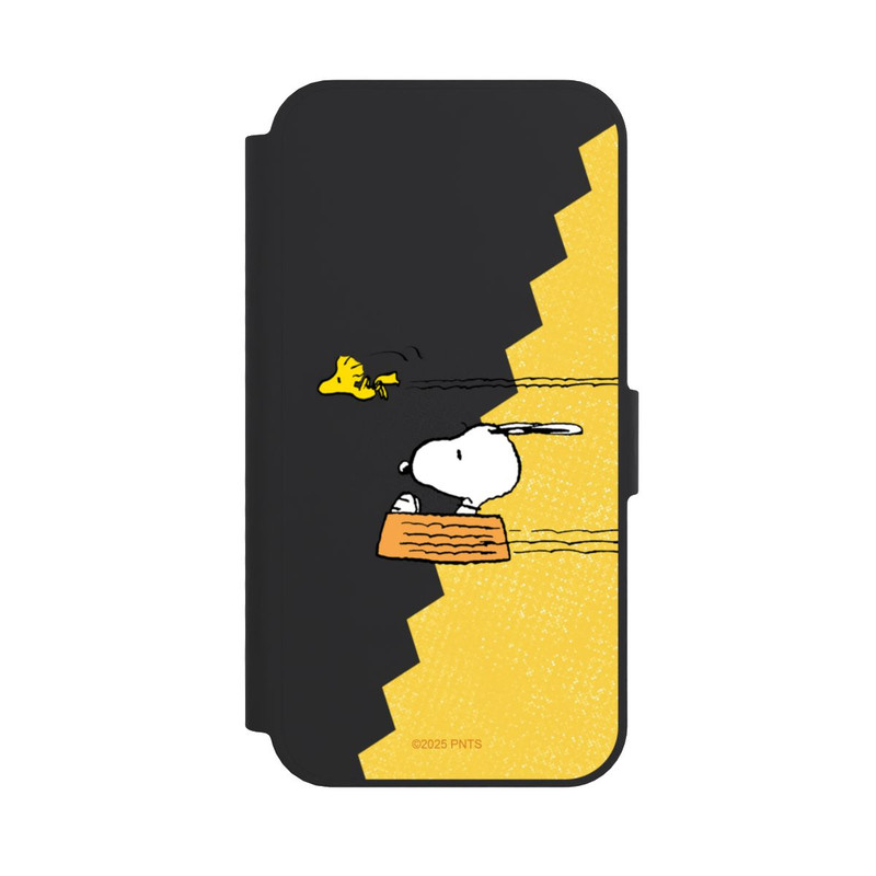 iPhone 17e NIVOflip Peanuts-Snoopy und Woodstock Transparent